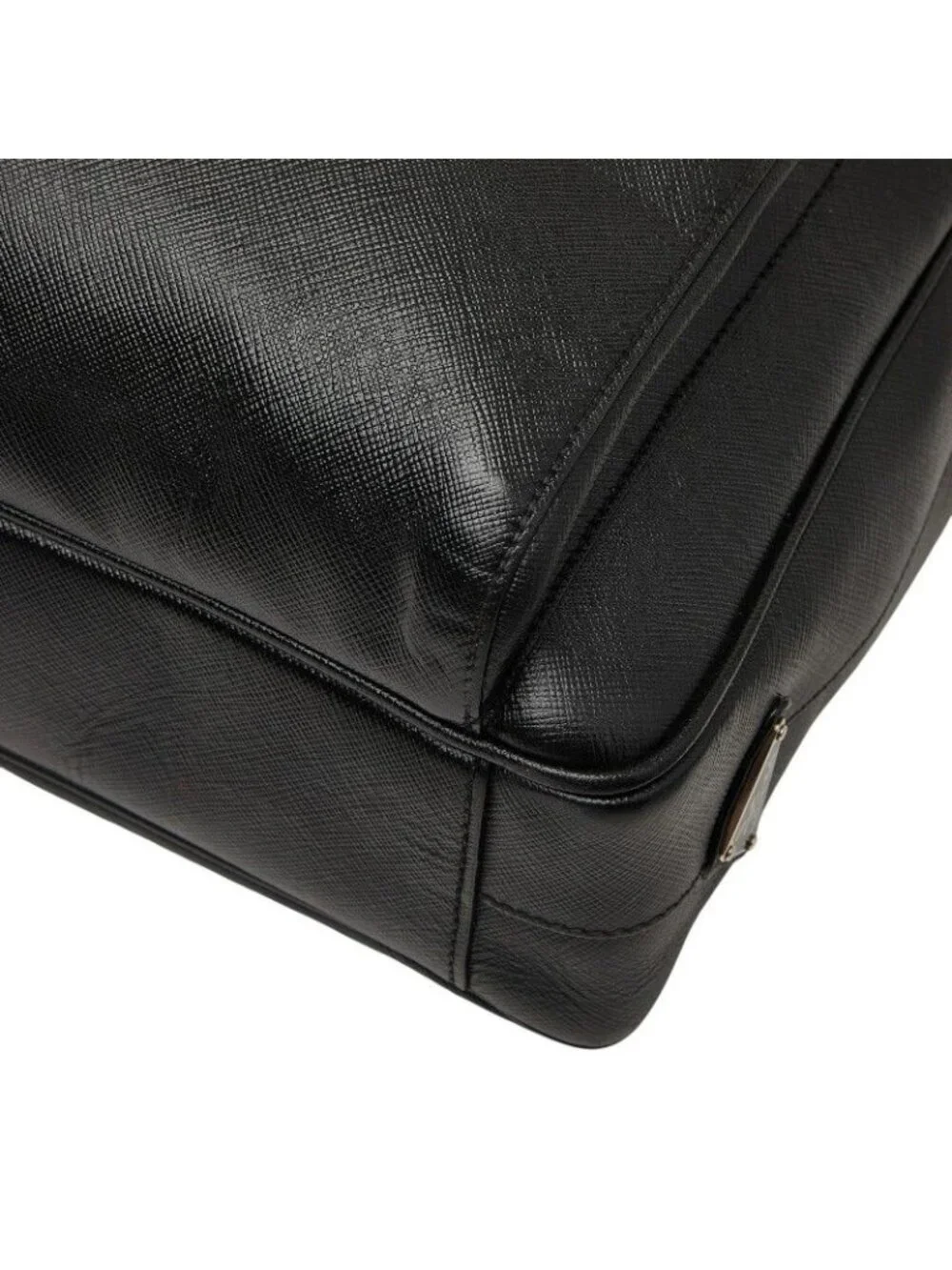 Prada Crossbody Carry on Shoulder Bag Black Saffiano Leather
